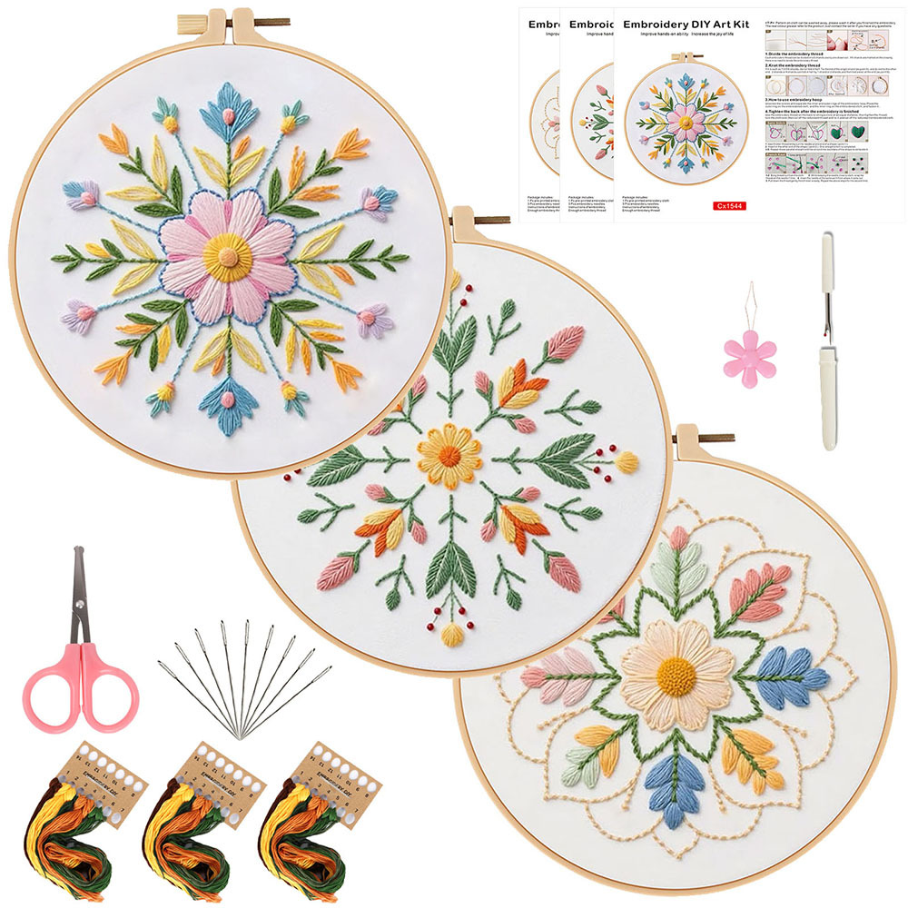 Mandala Florals — 3-Kit Bundle