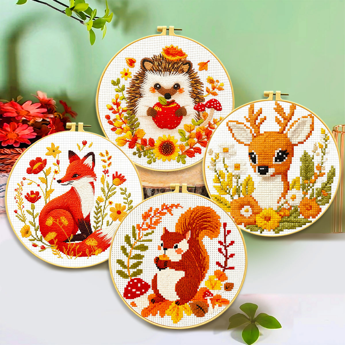 Woodland Friends — 4-Kit Set